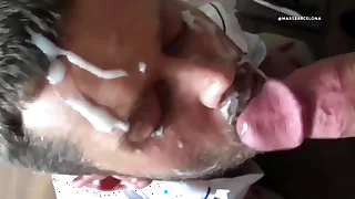 Mars Barcelona Big Facial Compilation